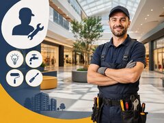Ingrijitor cladire si curte - centru comercial Popesti-Leordeni!